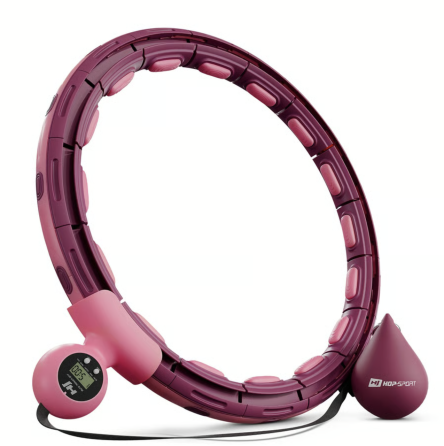 Хулахуп Hop-Sport HS-C113HH масажний з обважнювачем та лічильником рожевий Київ