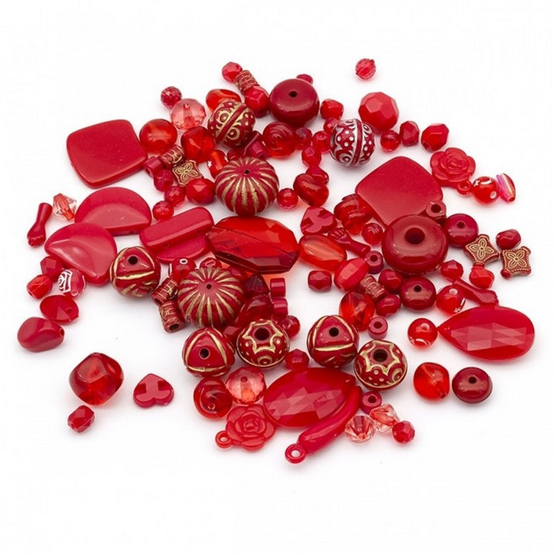 Декоративні намистинки для творчості Бомбей Dom Busin УТ100014229 в упаковці 86 шт Вінниця - фото 1