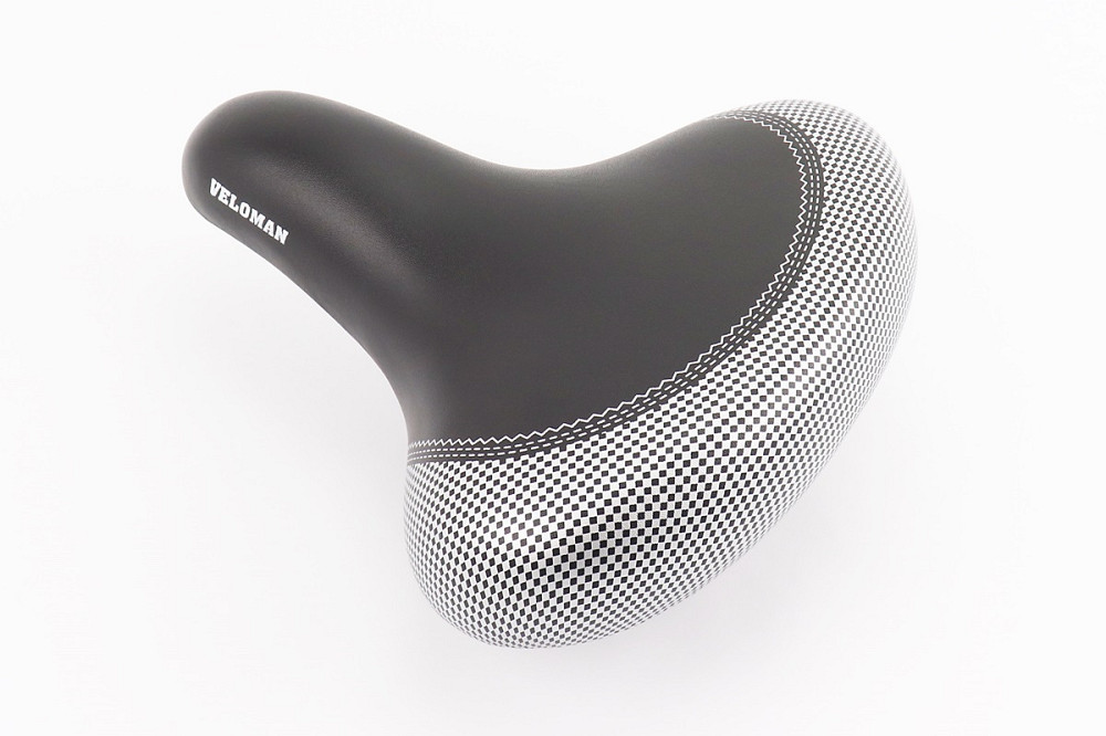 Сидіння ХВЗ 260x230мм, чорно-сіре CROSSRIDE N662-А Київ - фото 1