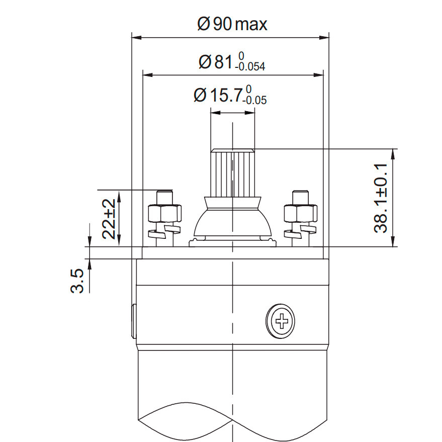 Dongyin Насос центробежный скважинный 0.55кВт H 61(49)м Q 80(50)л/мин Ø94мм AQUATICA (DONGYIN) Коломия - фото 3
