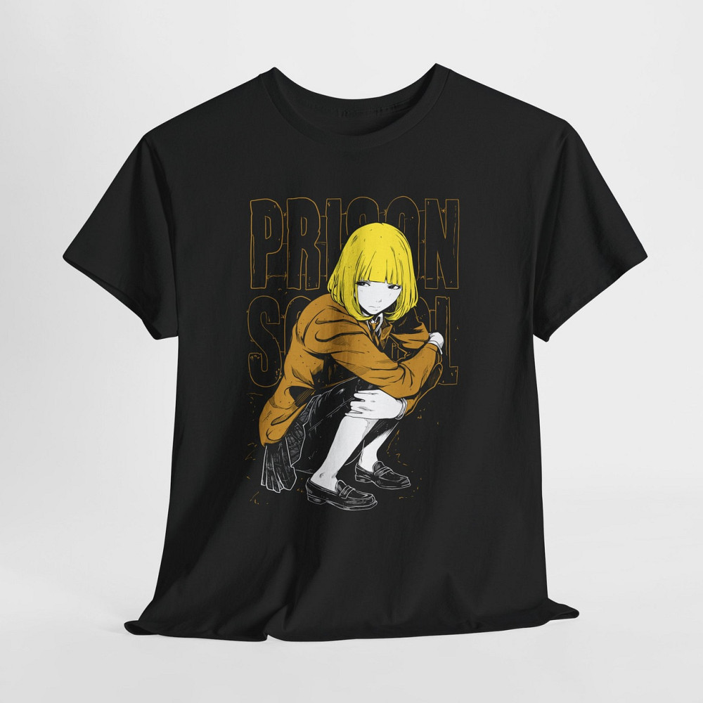 Футболка для мальчика аниме Аниме Присон Скхоол Хана оверсайз (рост от 165 до 180 ) Черний AnimeJ0669m Днепр - изображение 5