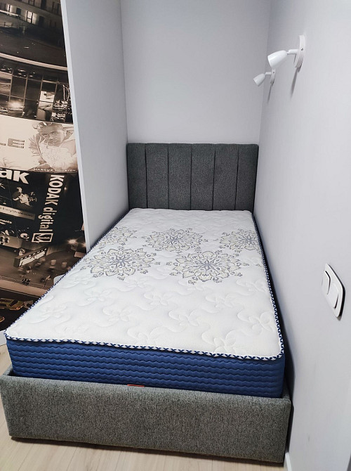 Кровать BacardiDesign без подъемного механизма 80x200 бежевый Киев - изображение 3