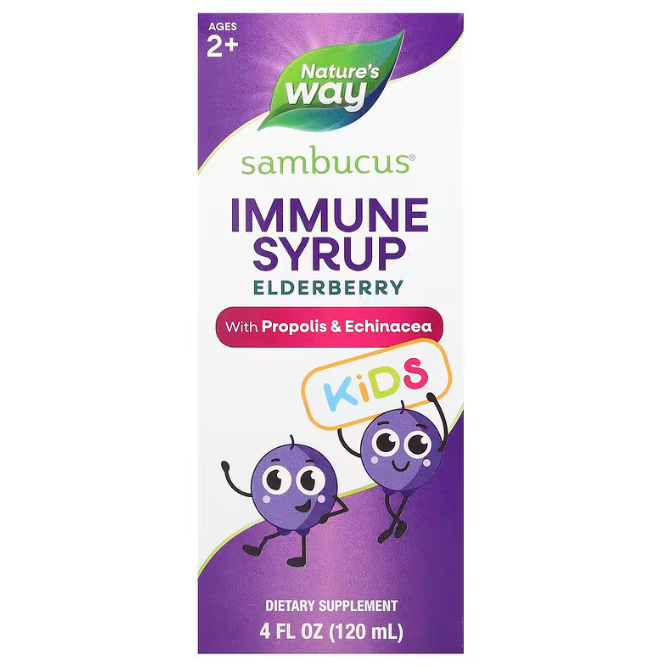 Сироп черной бузины для детей Nature's Way Sambucus for Kids 120 мл Киев - изображение 4