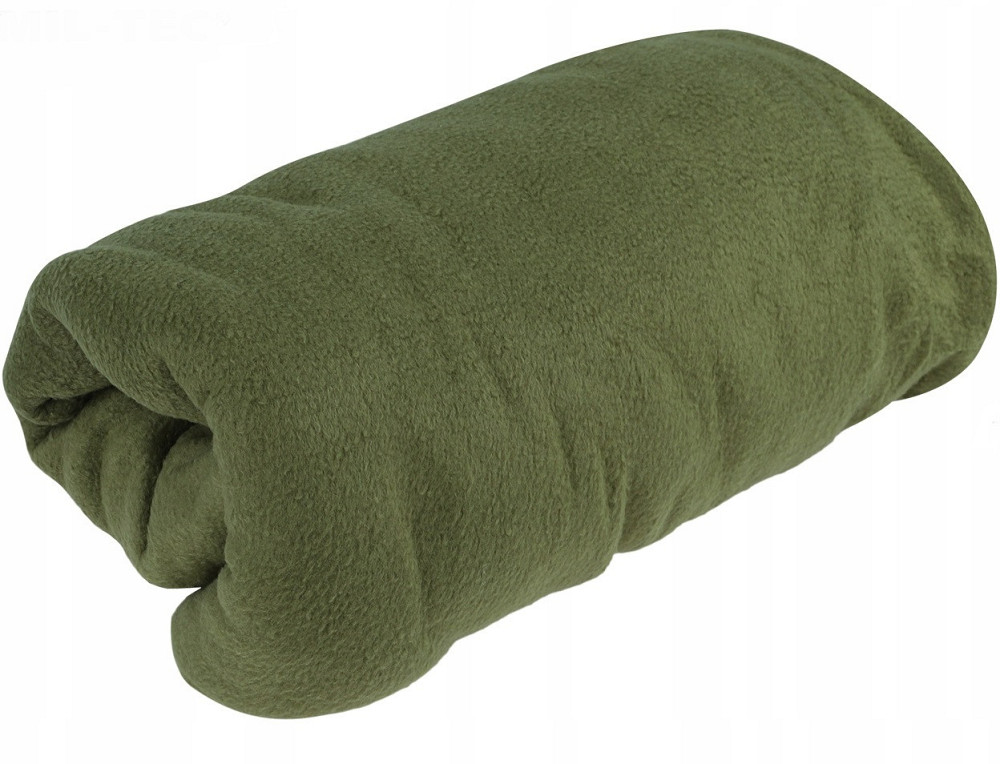 Універсальний флісовий утеплювач для спального мішка з чохлом Mil-Tec від Sturm (14114001) Olive Нововолинськ - фото 4