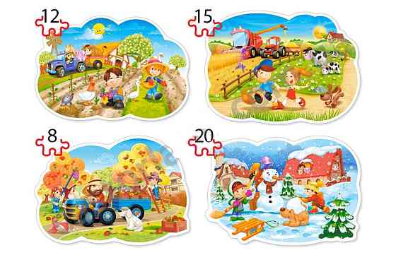 Пазл Castorland 4х1(8,12,15,20), шт Киев