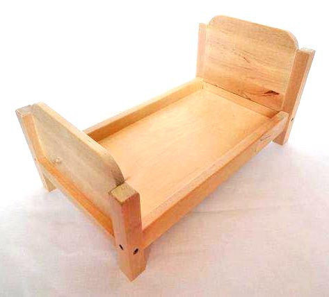 Ліжко для ляльок "Софія" ваніль Миколаїв - фото 1