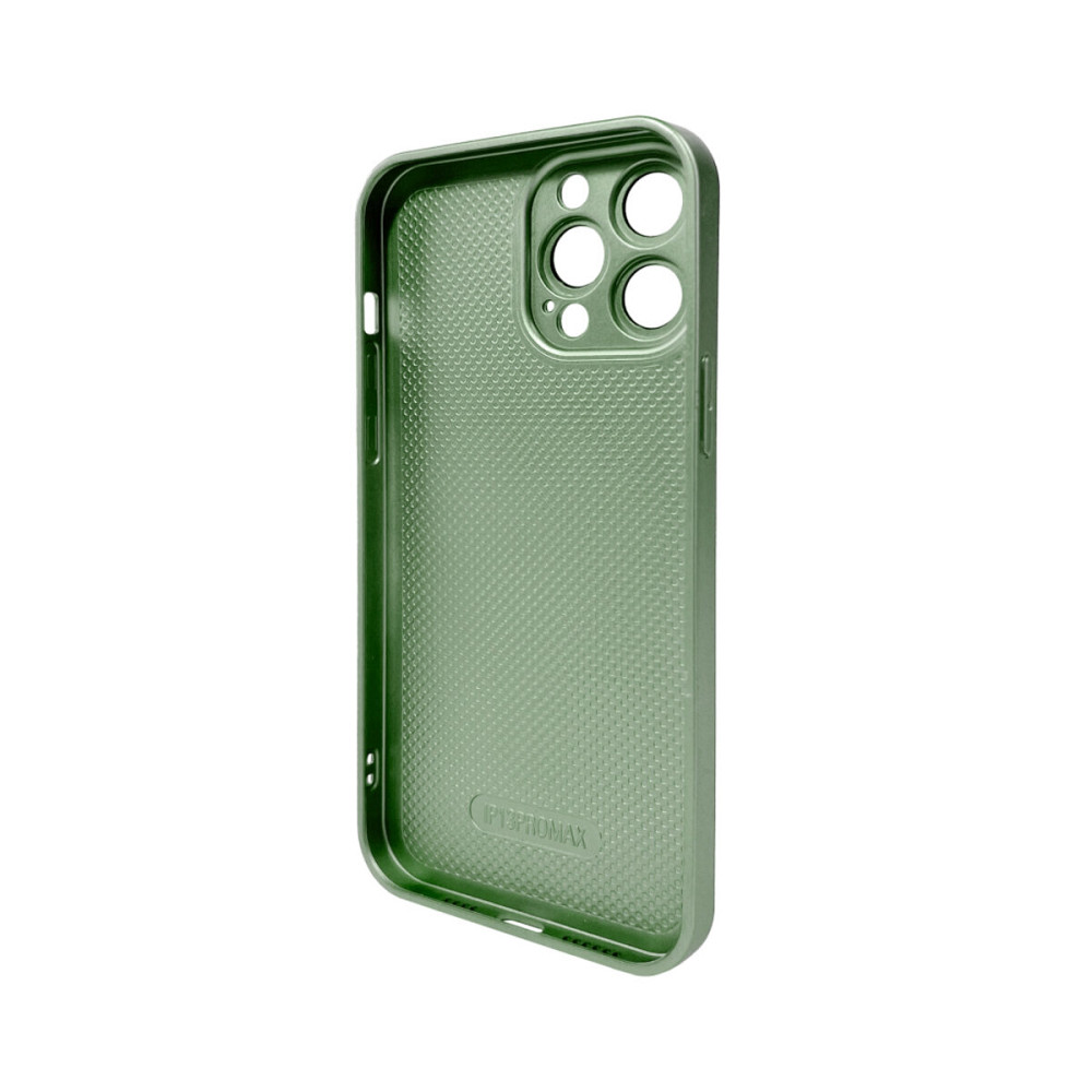 Чохол для смартфона AG Glass Matt Frame Color Logo for Apple iPhone 13 Pro Max Light Green Киев - изображение 2