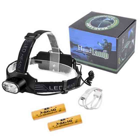 Потужний універсальний акумуляторний налобний ліхтар Police, Тактичний ліхтар з ремінцем для голови CX-99 Львів