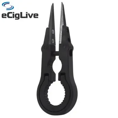 Керамический пинцет + зажим для атомайзеров Pointed PTFE (Цвет: красный) Киев