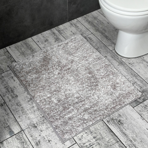 Килимок для ванної 60*50см Comfort сірий поліестер Дариана Житомир - фото 3