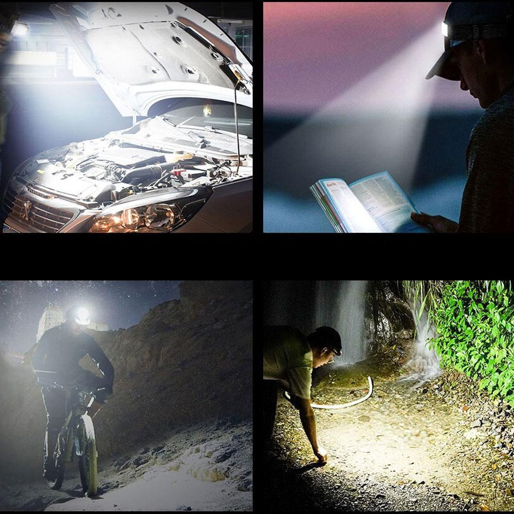 Налобний ліхтар з акумулятором CB-689-2 + датчик руху SBR Київ - фото 2