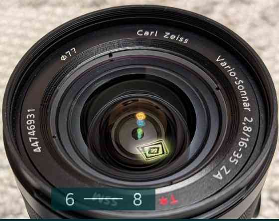 Об'єктив Carl Zeiss Sony A 16-35 mm f/2.8 SSM Київ