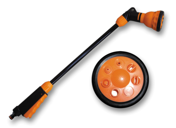 Насадка для поливу зі штангою 65см 7 режимів ECO-4444 BRADAS Польща Київ - фото 1