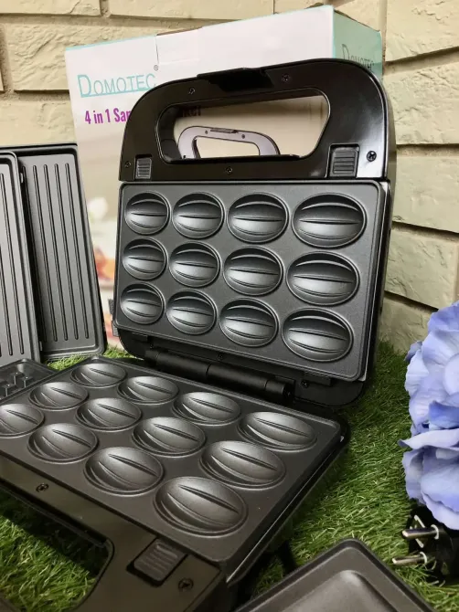 Вафельница-сендвичница 4в1 Domotec SI-234B 1200w Коломия - фото 9