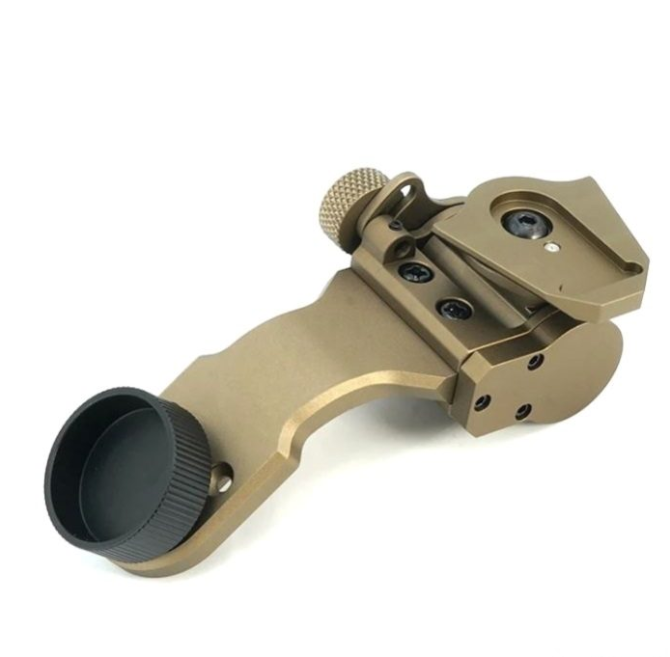 Кріплення адаптер Wilcox J-arm для приладу нічного бачення PVS-14 до L4G24 (метал) Золотистий Вінниця - фото 1