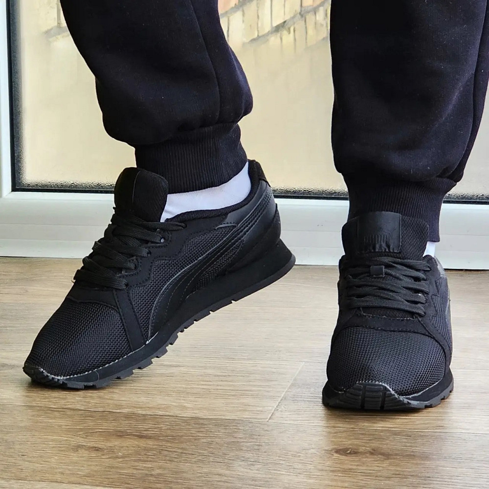 Женские Кроссовки Puma Слипоны Чёрные Мокасины Пума (размеры: 36,37,38,39) Днепр - изображение 6