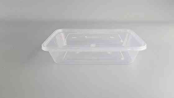 Контейнер прозрачный 500мл с крышкой Китай прямоугольный (50 шт) Харьков