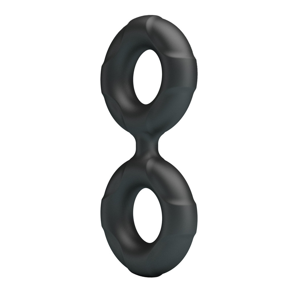 Эрекционное кольцо Crazy Bull Super Soft Silicone Radwan, черное Sex Aura Киев - изображение 3