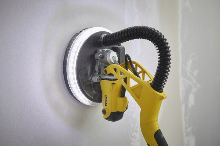 Шліфувальна машина для стін та стелі (жираф) Stanley Fatmax SFMEE500S, 750 Вт, 225 мм, з LED підсвіткою Київ - фото 7