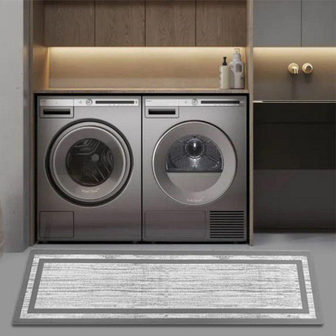 Набор коврики Lovely Svi 2 шт: 44 x74 x1см и 44 x150 x1см Серая окантовка - для кухни, офиса, дома, прихожей Киев - изображение 4