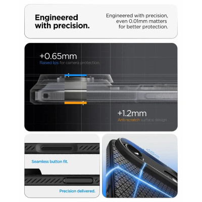 Чохол до мобільного телефона Spigen Liquid Air iPhone 17 Air Matte Black (ACS10302) Вінниця - фото 2