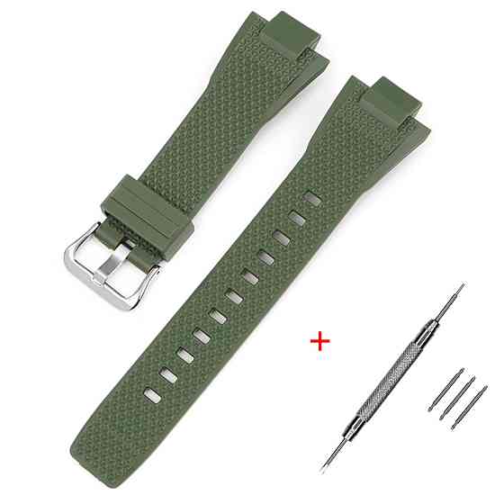 Ремешок для Casio G-Shock GST-B400 Army Green SI SBR Киев