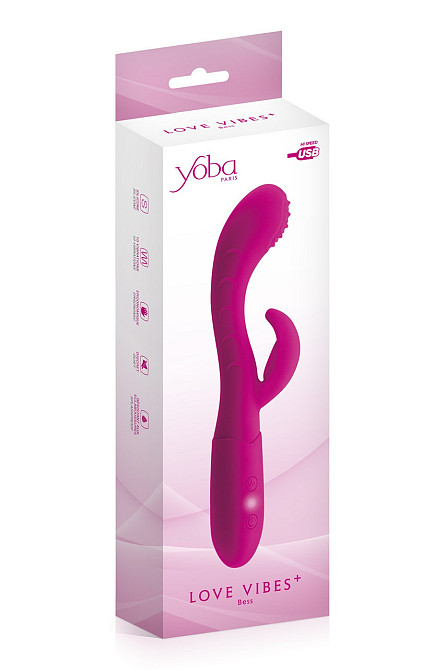 Силіконовий вібратор RABBIT YOBA + BESS VIBRATOR RABBIT USB Sex Aura Київ - фото 1