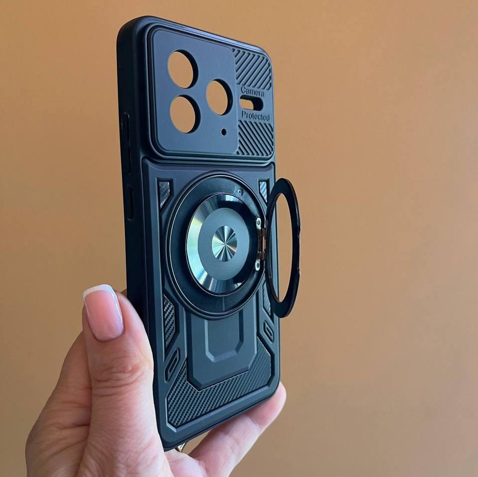 Xiaomi Poco M7 4G Чохол протиударний Магсейф (синій) Одеса - фото 4