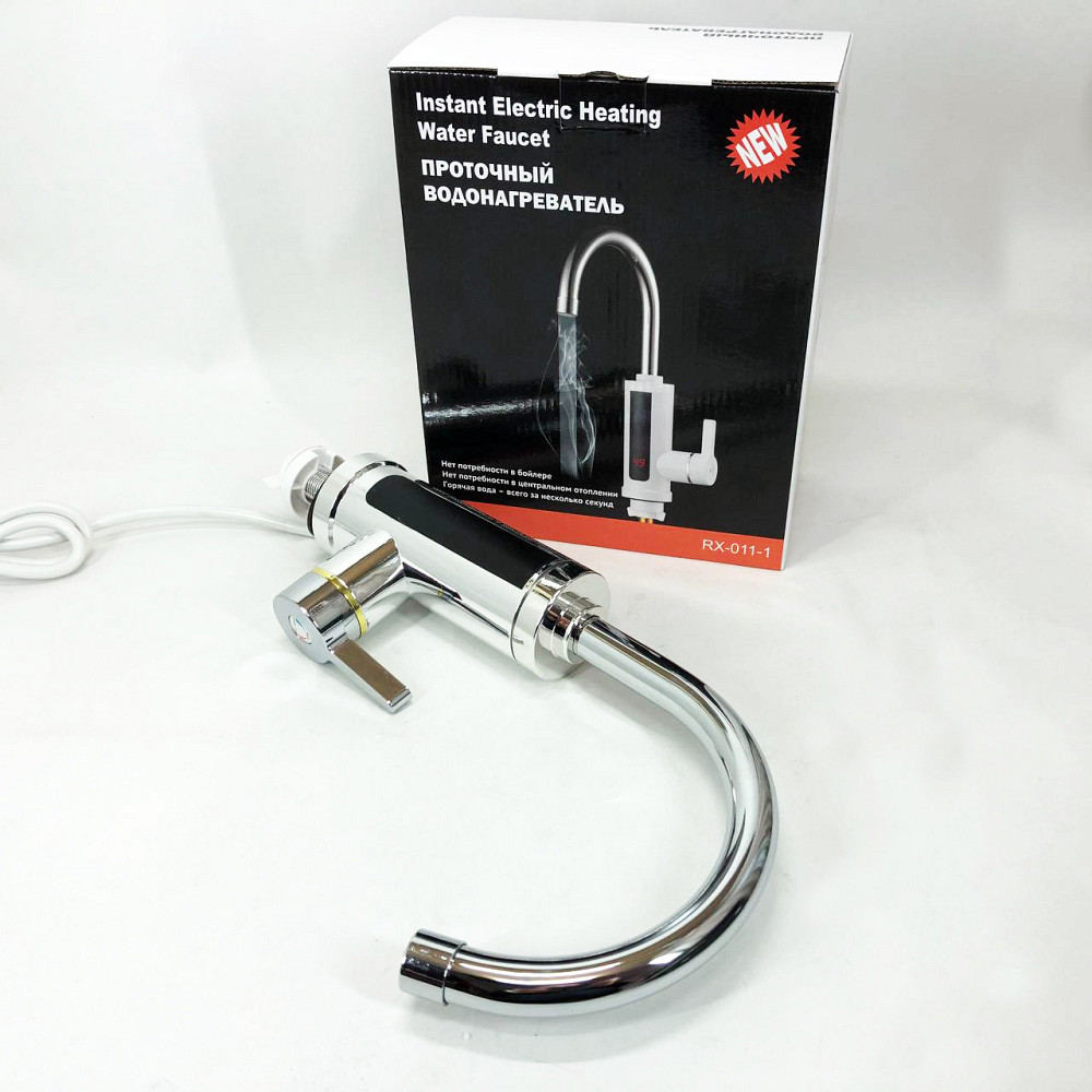 Електричні водонагрівачі, Побутовий кран з підігрівом, Нагрівальний кран для підігріву проточної YG-52 Львів - фото 11