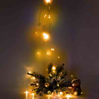 Гирлянда YES! Fun Пучок на медной проволоке 50 LED Тепло-белая 1 м Статичная На батарейках (975013) Винница