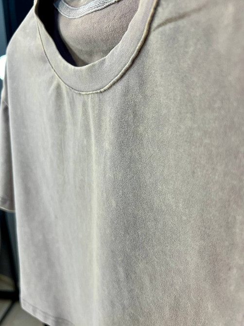 Футболка жіноча A-N 2308 варена тай-дай коротка широка кроп-топ one size бежева, бежевий, one size Київ - фото 9