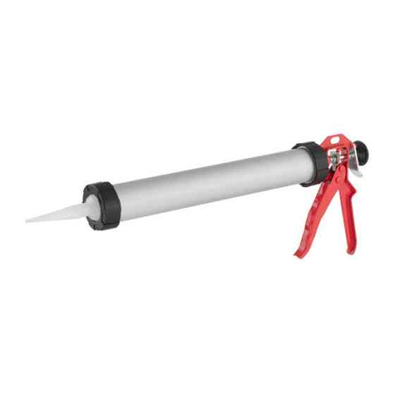Пистолет для выдавливания силикона, 600 мл INTERTOOL HT-0026 Киев