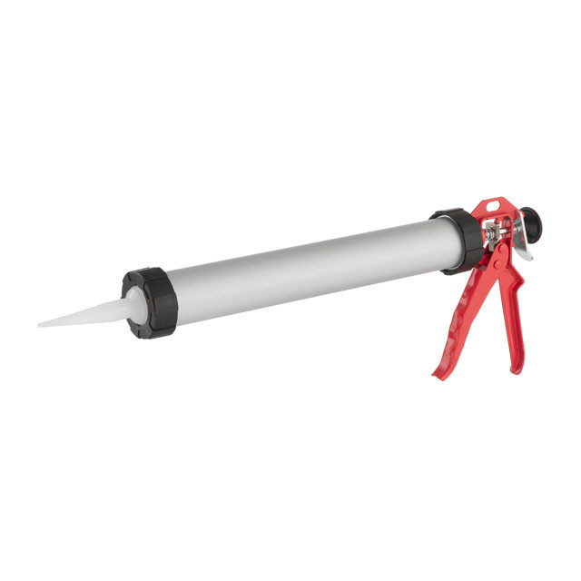 Пістолет для видавлювання силікону, 600 мл INTERTOOL HT-0026 Київ - фото 1