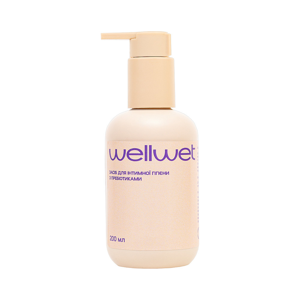 Средство для интимной гигиены с пребиотиками WellWet 200 мл Киев - изображение 3