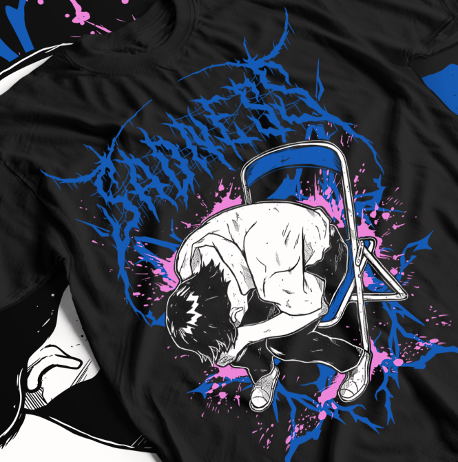 Футболка для хлопчика з аніме принтом Схінджі Ікарі Евангеліо Хоррор оверсайз (зріст від 165 до 180) Чорний AnimeJ0743m Дніпро - фото 1