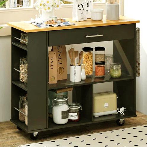 Стіл-візок "Логанвіл" венге-каррі Миколаїв - фото 1