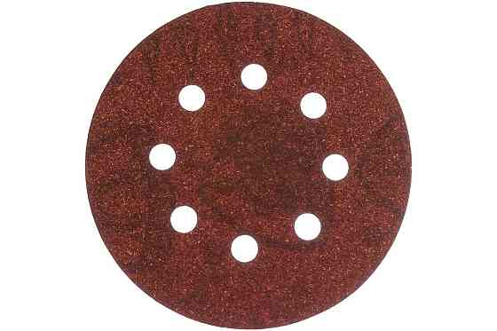 Набір зі 100 шліфувальних кругів 125 мм 8 отворів, на липучці Вінниця