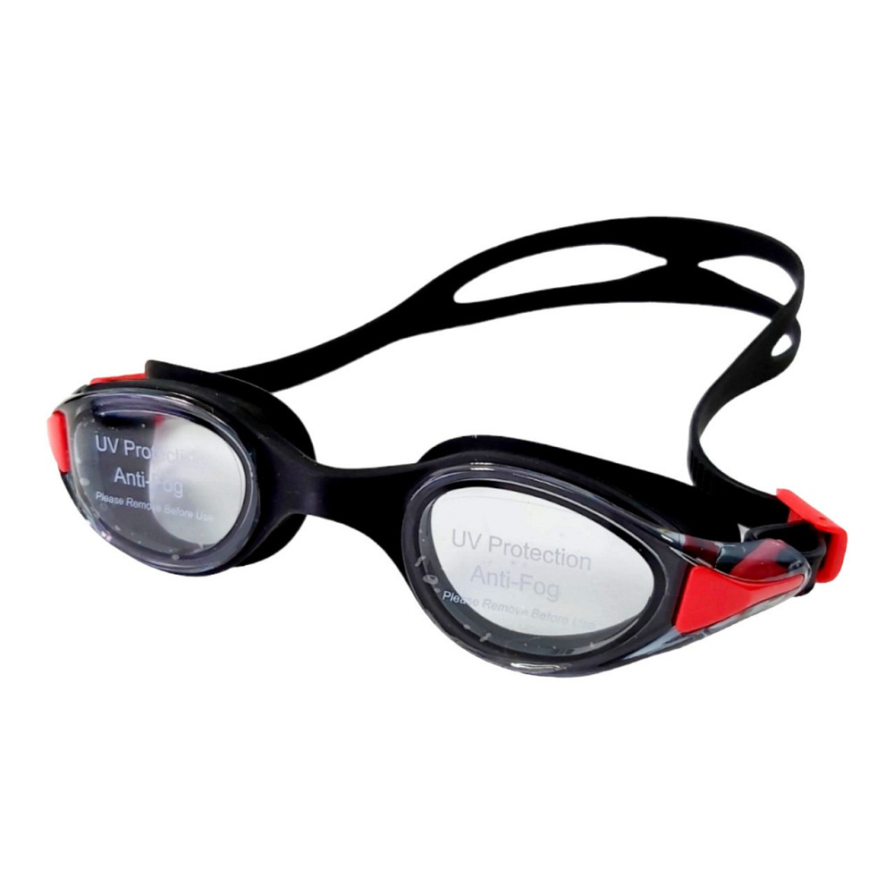 Окуляри для плавання LEACCO MC1970 прозорі Вишневе - фото 2