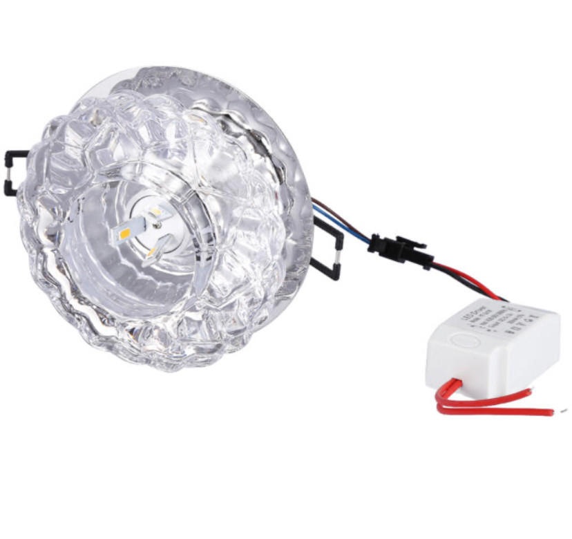 Кришталевий вбудований світильник 12*4см 18832 Луцк - изображение 1