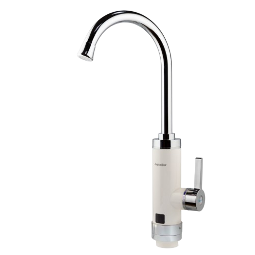 Кран-водонагрівач проточний HZ 0,4-5бар 3,0кВт для кухні гусак вухо на гайці (W) Aquatica Житомир - фото 1