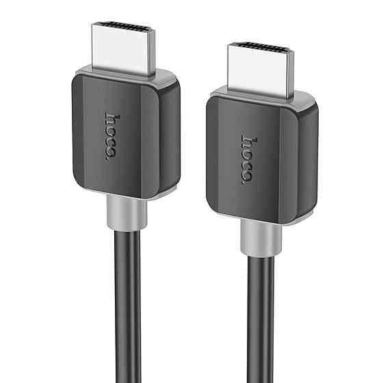 Кабель для відео відеокабель HOCO US08 HDTV 2.0 male-to-male 4K HD data cable Black 6931474799401 Одеса