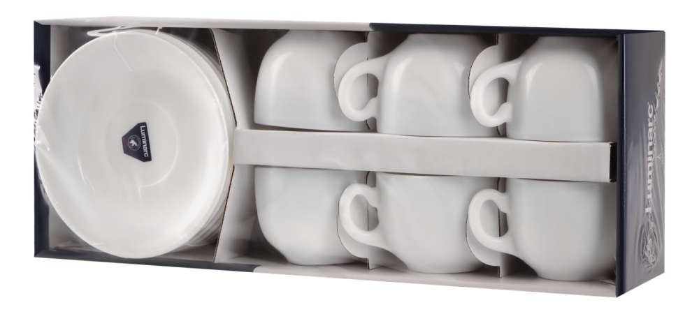 Сервиз кофейный LUMINARC ESSENCE WHITE, 12 предметов (6529064) Киев - изображение 7