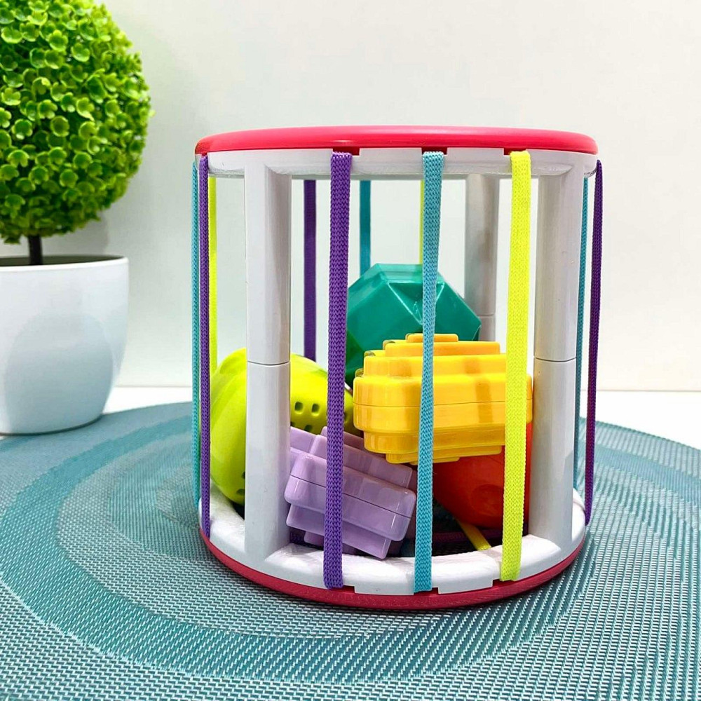 Сортер дитячий гумки на гранях 6 фігур-брязкальце (PLC488-PLC388) Чернигов - изображение 7