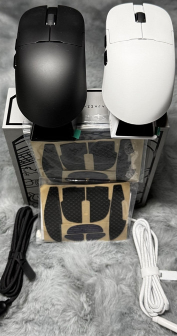 Игровая мышь Ajazz aj159 apex Black/White/ 8000ГЦ+Док станция. Харьков - изображение 1