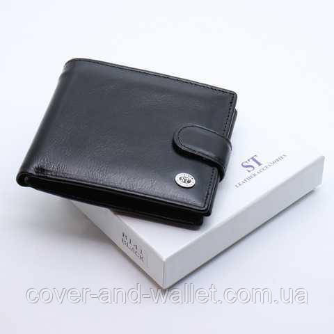 Стильный вместительный мужской портмоне из натуральной кожи ST Leather Киев - изображение 7