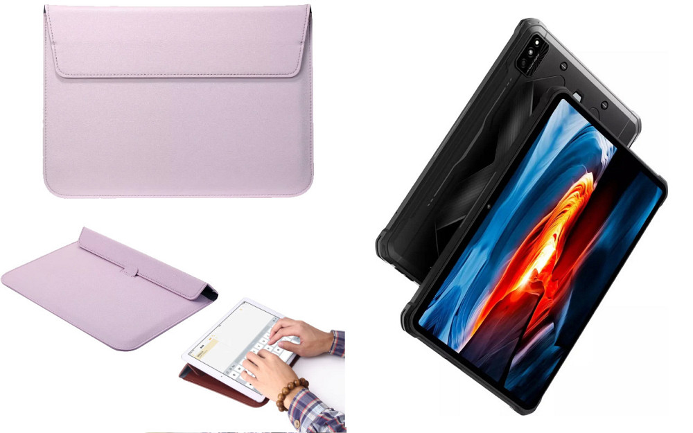 Чохол-конверт VitoCase для Hotwav R6 Pro, R6 Ultra, з функцією підставки для планшета Фіолетовий Київ - фото 1