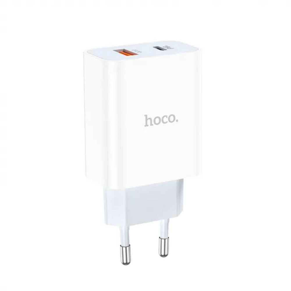 Мережевий зарядний пристрій HOCO C97A PD20W+QC3.0 charger White Київ - фото 1
