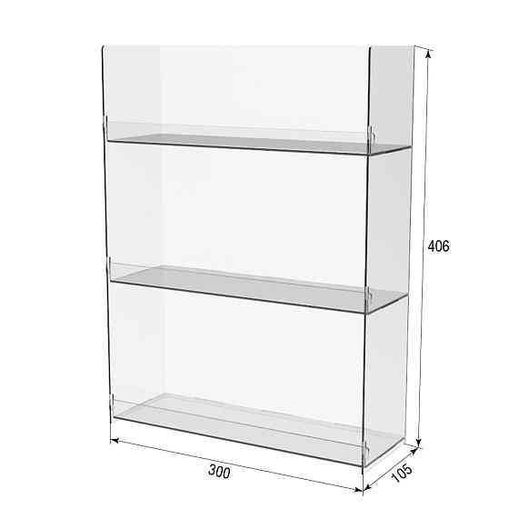 Подставка-витрина EKOSTAR 3-х ярусная 300х100х406 Киев