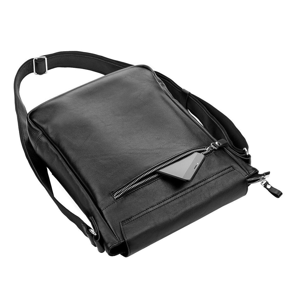 Сумка SHVIGEL 11079 шкіряна Чорна Київ - фото 1