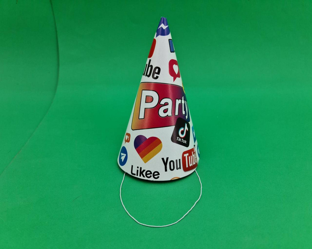 Колпаки праздничные маленькие 20шт 